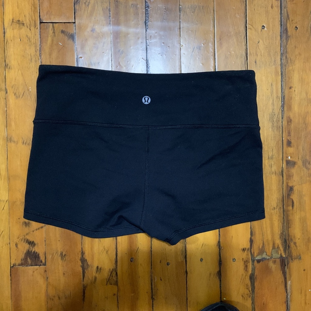 Lululemon Black Short Yoga Shorts